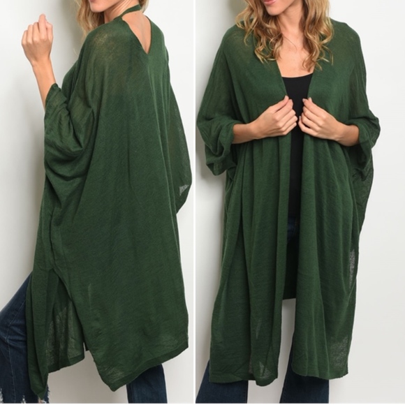 TREND SETTER DIVA BOUTIQUE ITEM Sweaters - 3/4 flutter sleeve sweater knit cardigan